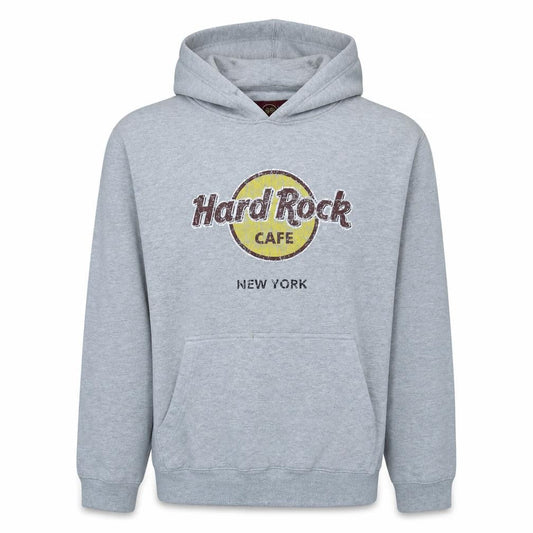 Womens UK Size L Hard Rock Cafe Grey Pullover Hoodie
