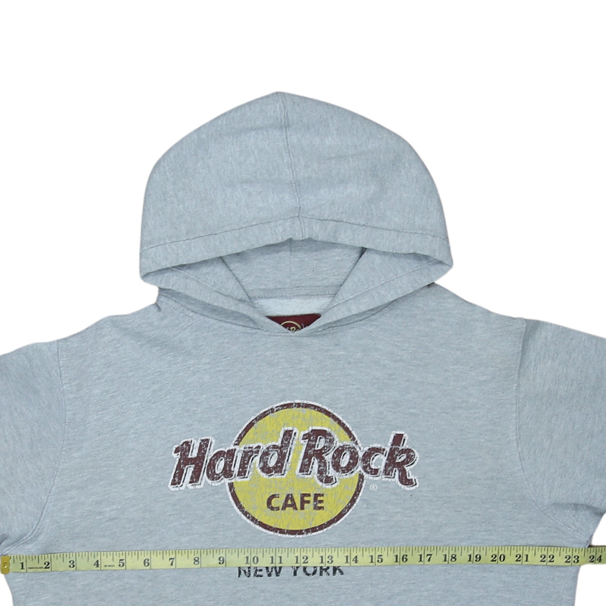 Womens UK Size L Hard Rock Cafe Grey Pullover Hoodie