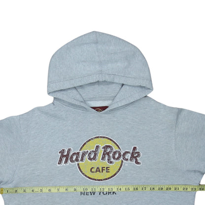 Womens UK Size L Hard Rock Cafe Grey Pullover Hoodie