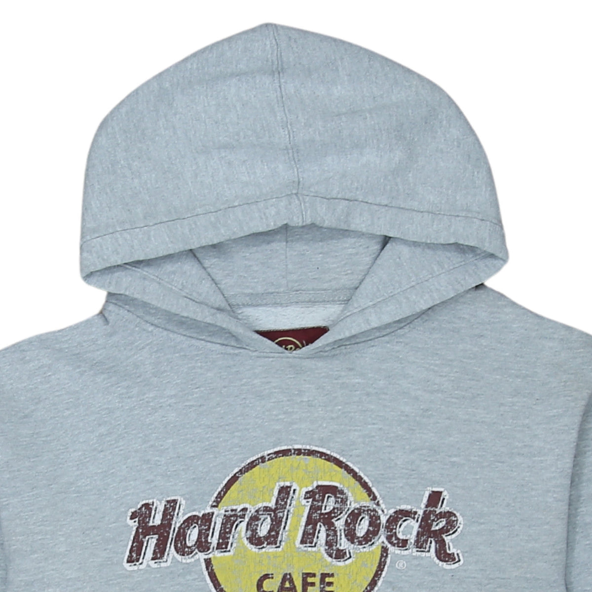 Womens UK Size L Hard Rock Cafe Grey Pullover Hoodie