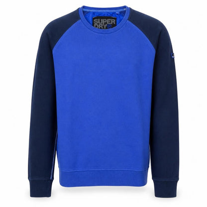 Mens UK Size L Superdry Blue Pullover Sweatshirt