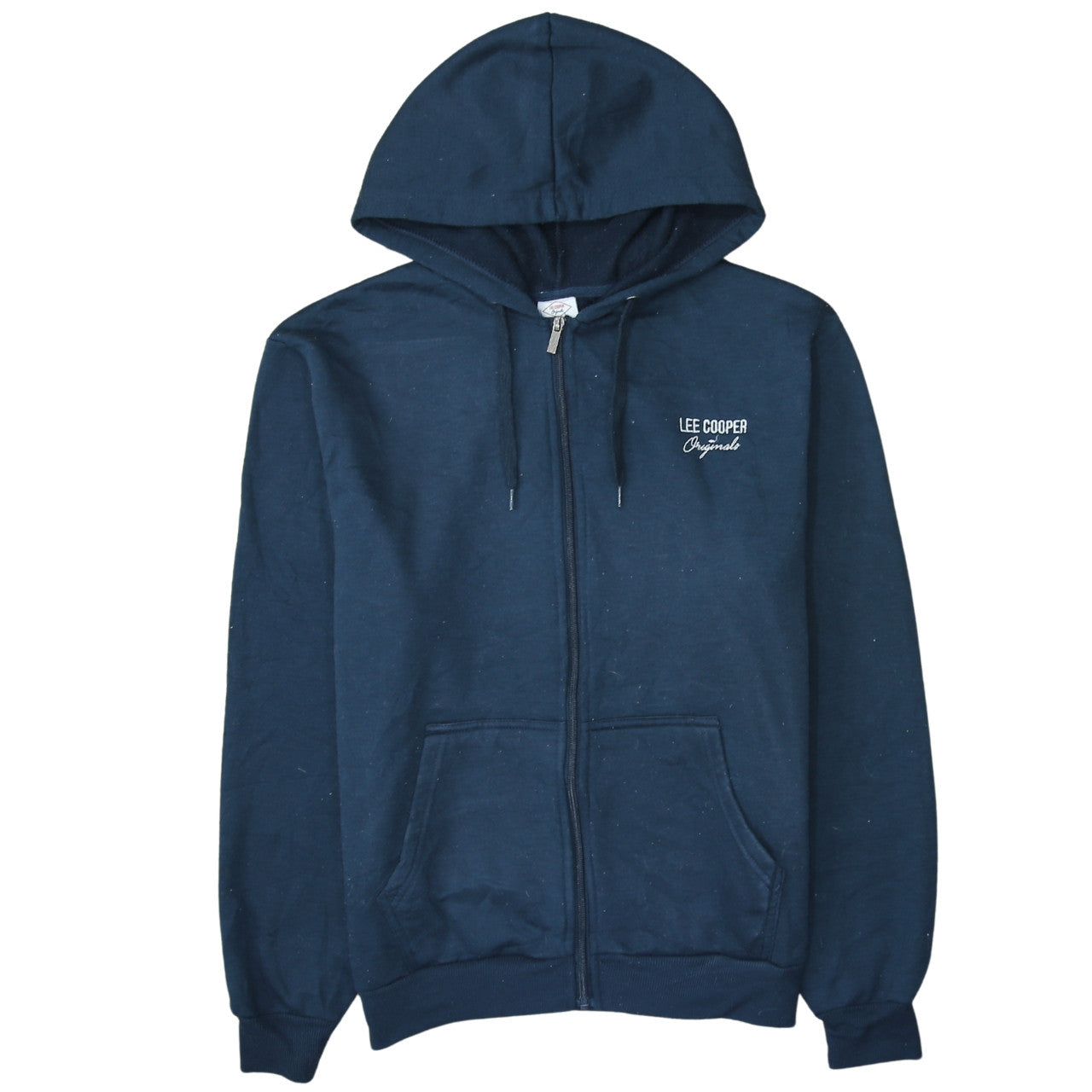 Mens UK Size L Lee Cooper Blue Full Zip Hoodie