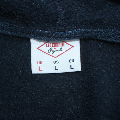 Mens UK Size L Lee Cooper Blue Full Zip Hoodie