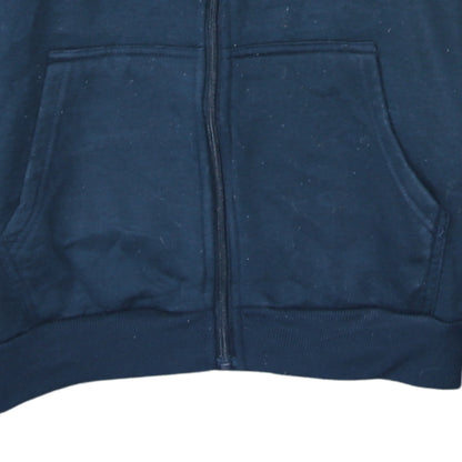 Mens UK Size L Lee Cooper Blue Full Zip Hoodie