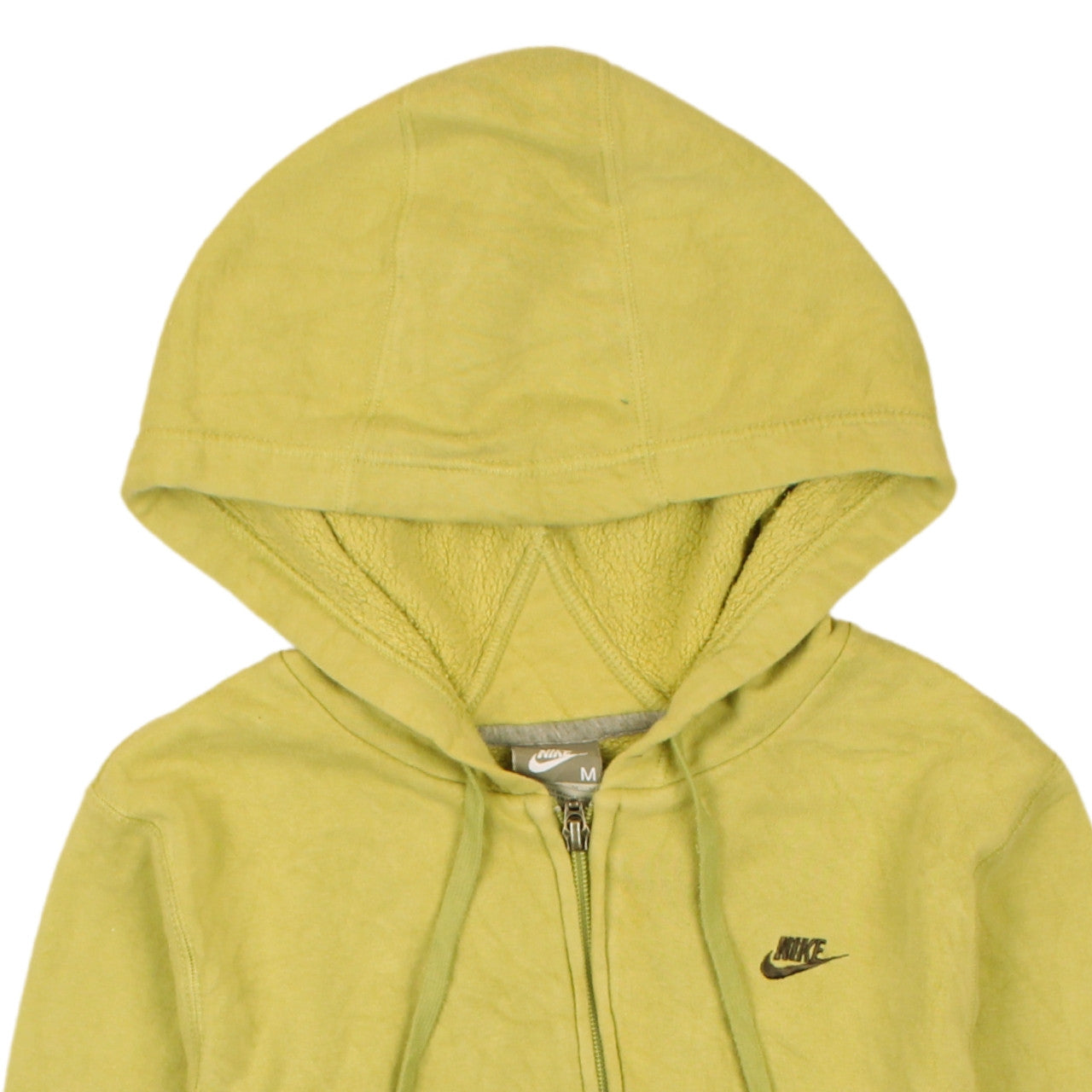Womens UK Size M Nike Green Full Zip Hoodie