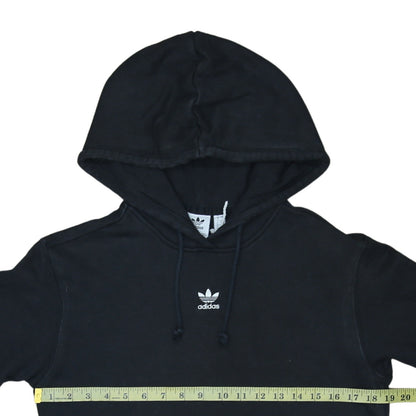 Womens UK Size 8 adidas Black Pullover Hoodie