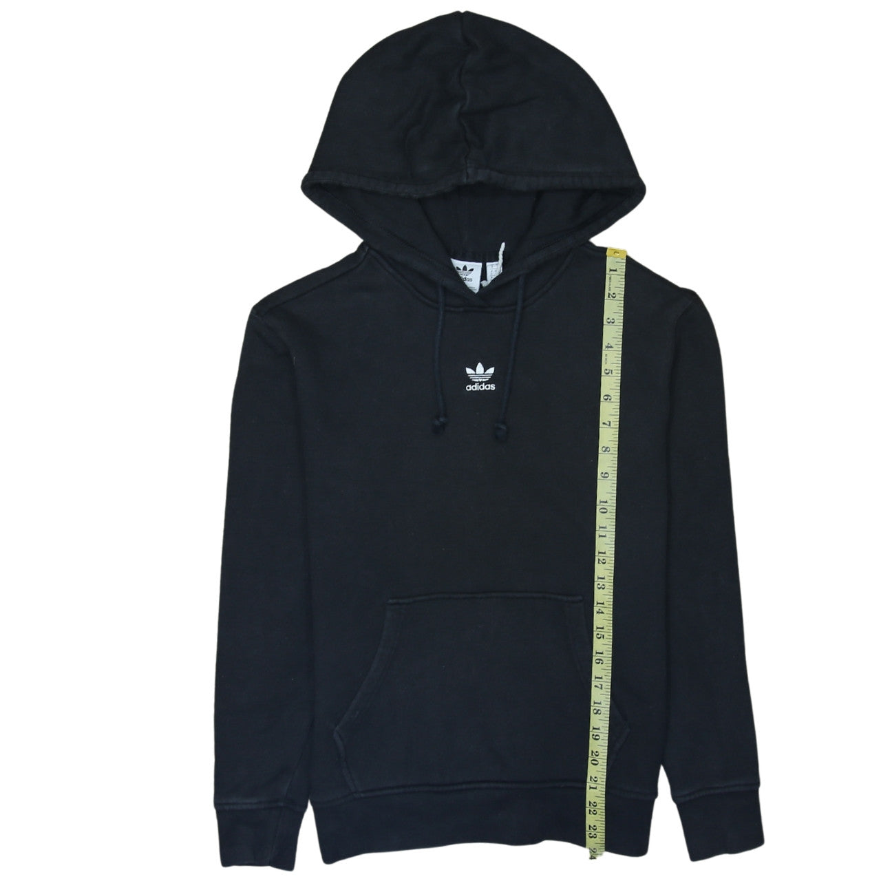 Womens UK Size 8 adidas Black Pullover Hoodie
