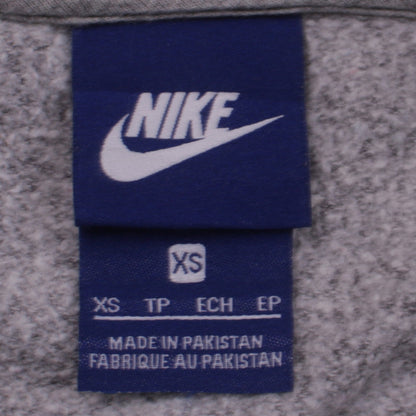 Womens UK Size XS Nike Grey Pullover Hoodie