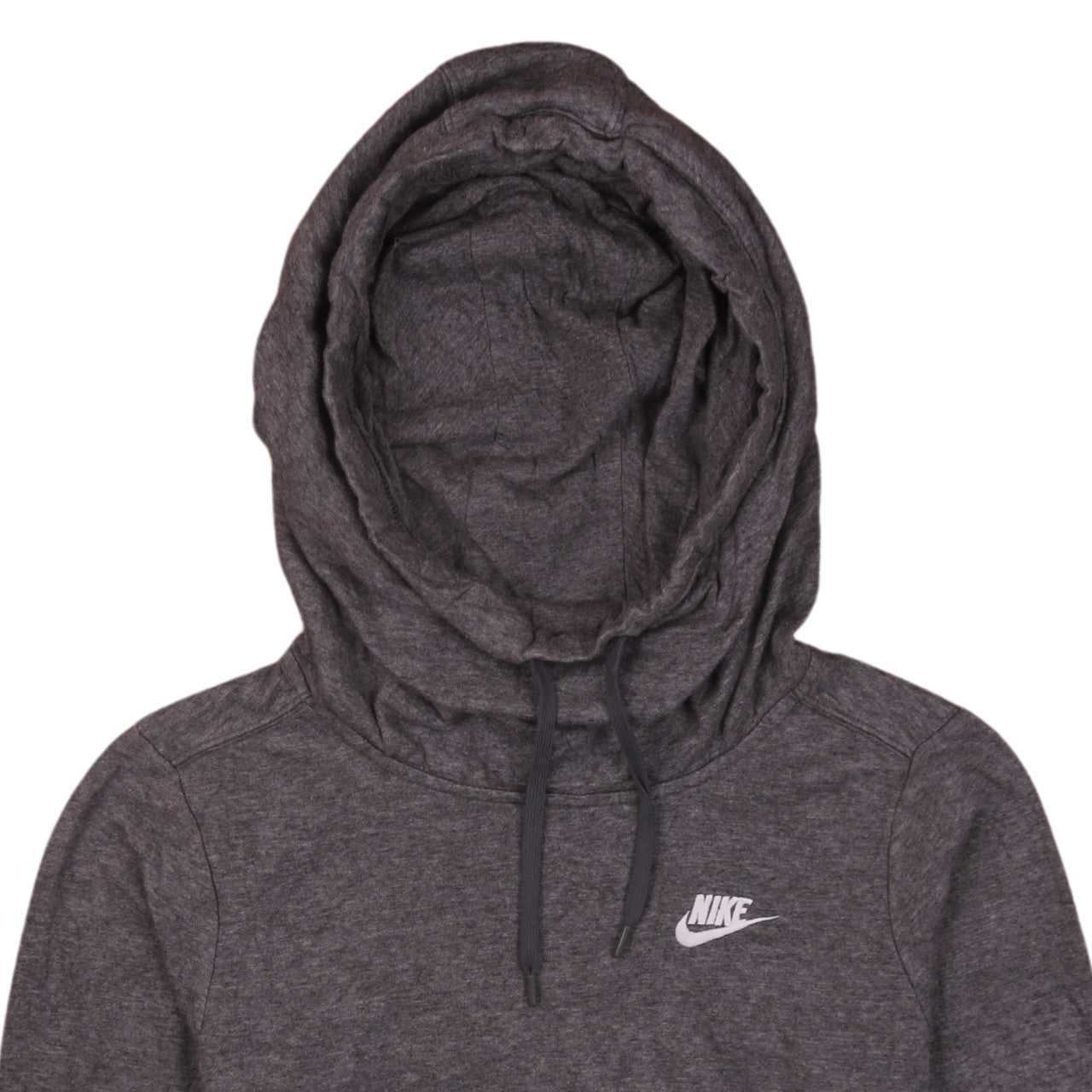 Womens UK Size XS Nike Grey Pullover Hoodie