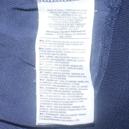 Mens UK Size S Nike Blue Bomber Jacket