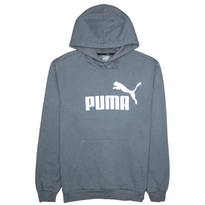 Mens UK Size M PUMA Grey Pullover Hoodie