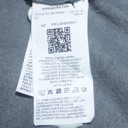 Mens UK Size M PUMA Grey Pullover Hoodie