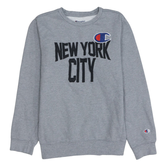 Womens UK Size XL Champion Grey Pullover Sweatshirt
