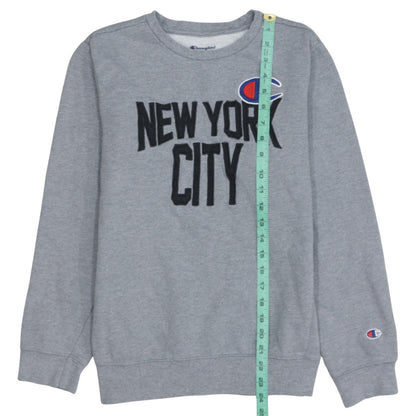 Womens UK Size XL Champion Grey Pullover Sweatshirt