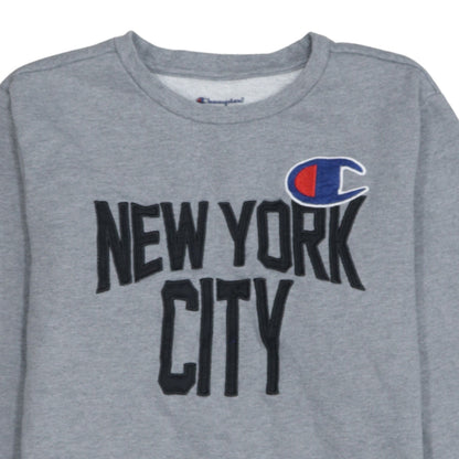 Womens UK Size XL Champion Grey Pullover Sweatshirt