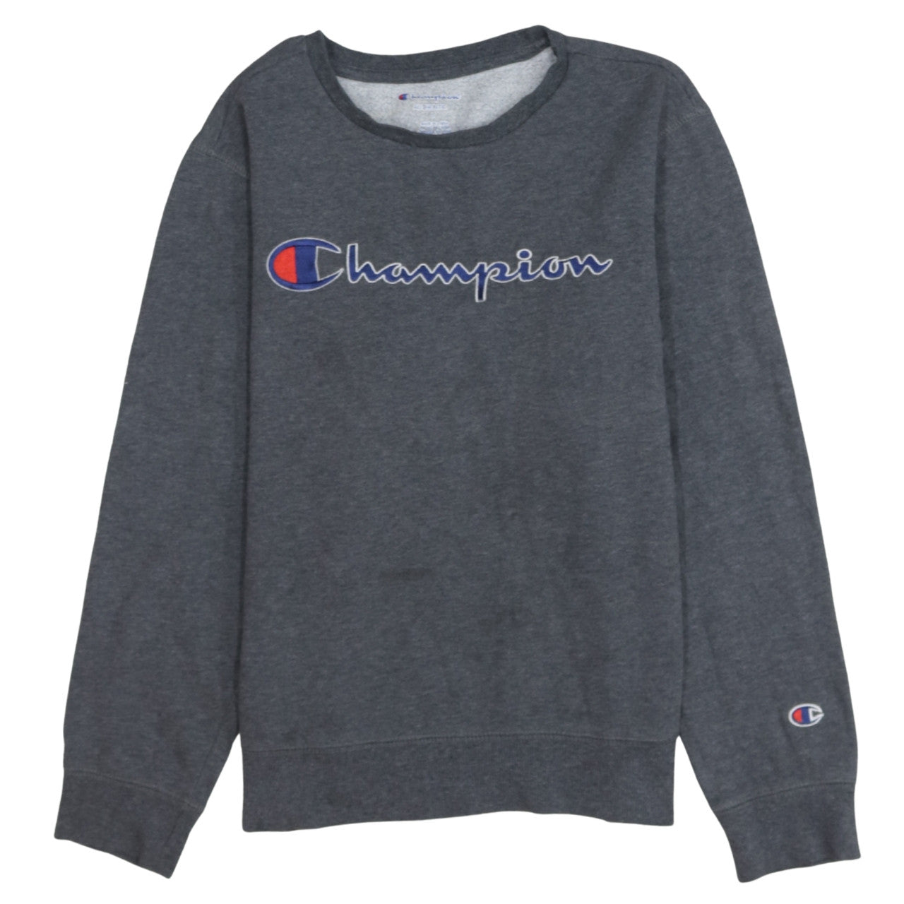 Womens UK Size L Champion Grey Pullover Sweatshirt
