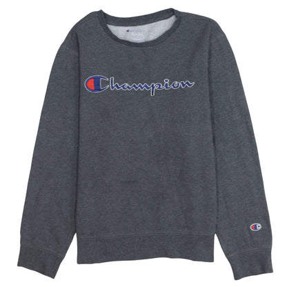 Womens UK Size L Champion Grey Pullover Sweatshirt
