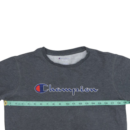 Womens UK Size L Champion Grey Pullover Sweatshirt