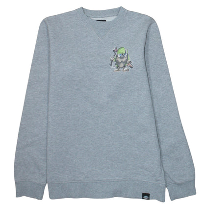 Mens UK Size S Dickies Grey Pullover Sweatshirt