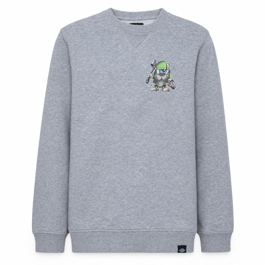 Mens UK Size S Dickies Grey Pullover Sweatshirt