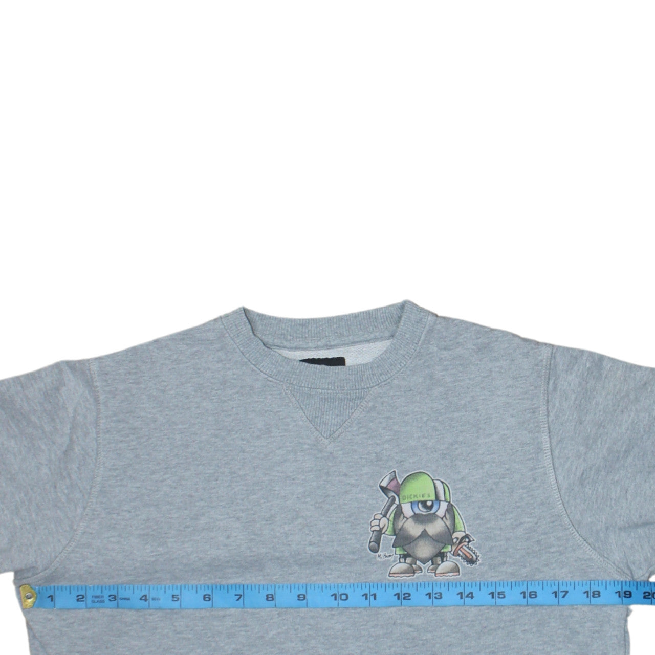 Mens UK Size S Dickies Grey Pullover Sweatshirt