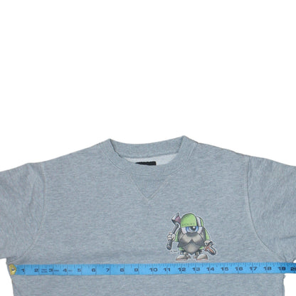 Mens UK Size S Dickies Grey Pullover Sweatshirt