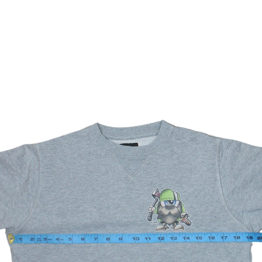 Mens UK Size S Dickies Grey Pullover Sweatshirt