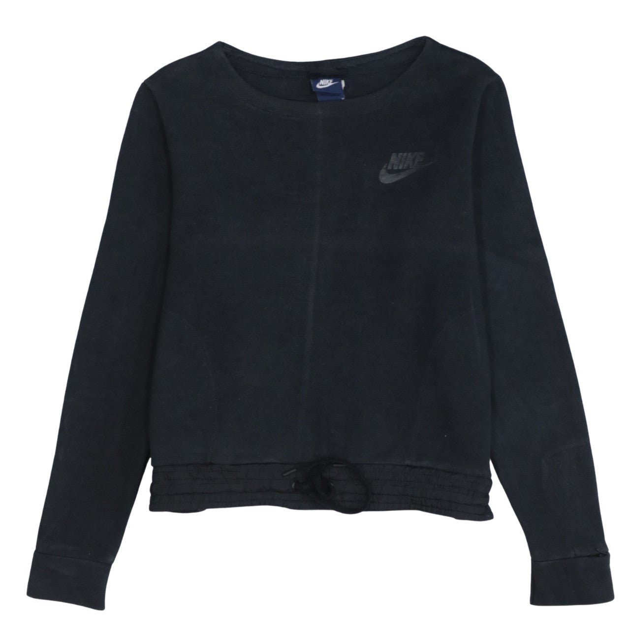 Womens UK Size M Nike Black Pullover Sweatshirt