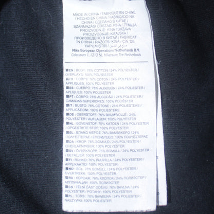Womens UK Size M Nike Black Pullover Sweatshirt