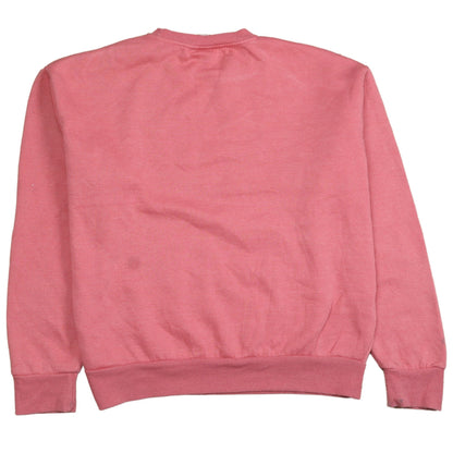 Womens UK Size 12 Disney Pink Pullover Sweatshirt