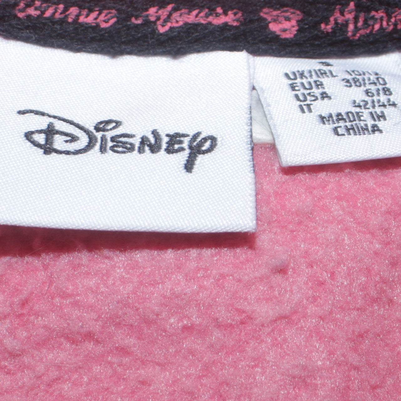 Womens UK Size 12 Disney Pink Pullover Sweatshirt