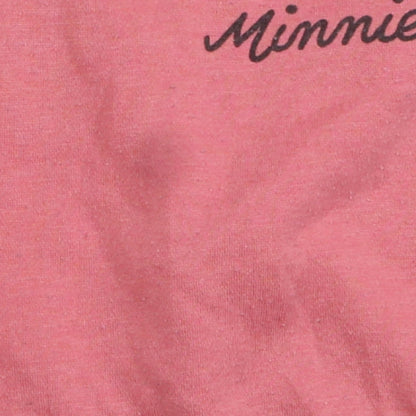 Womens UK Size 12 Disney Pink Pullover Sweatshirt