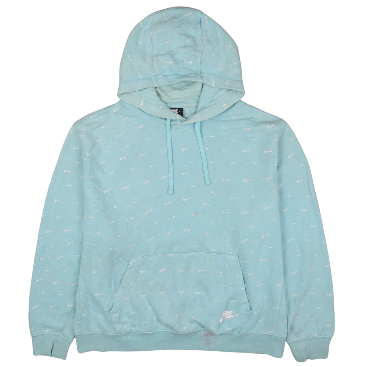 Womens UK Size XL Nike Blue Pullover Hoodie