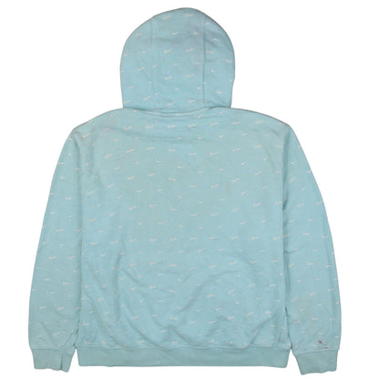 Womens UK Size XL Nike Blue Pullover Hoodie