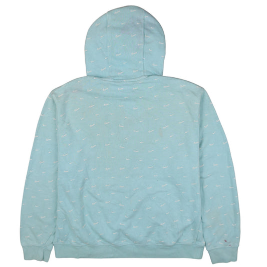 Womens UK Size XL Nike Blue Pullover Hoodie