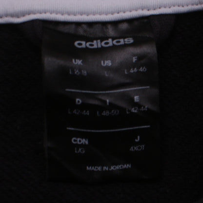 Womens UK Size L adidas Black Pullover Hoodie