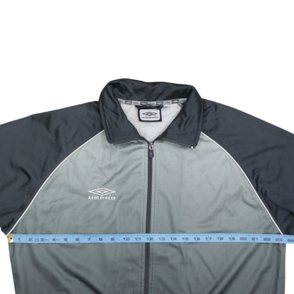 Mens UK Size XL Umbro Grey FootballGym & TrainingRunning & Jogging Jacket