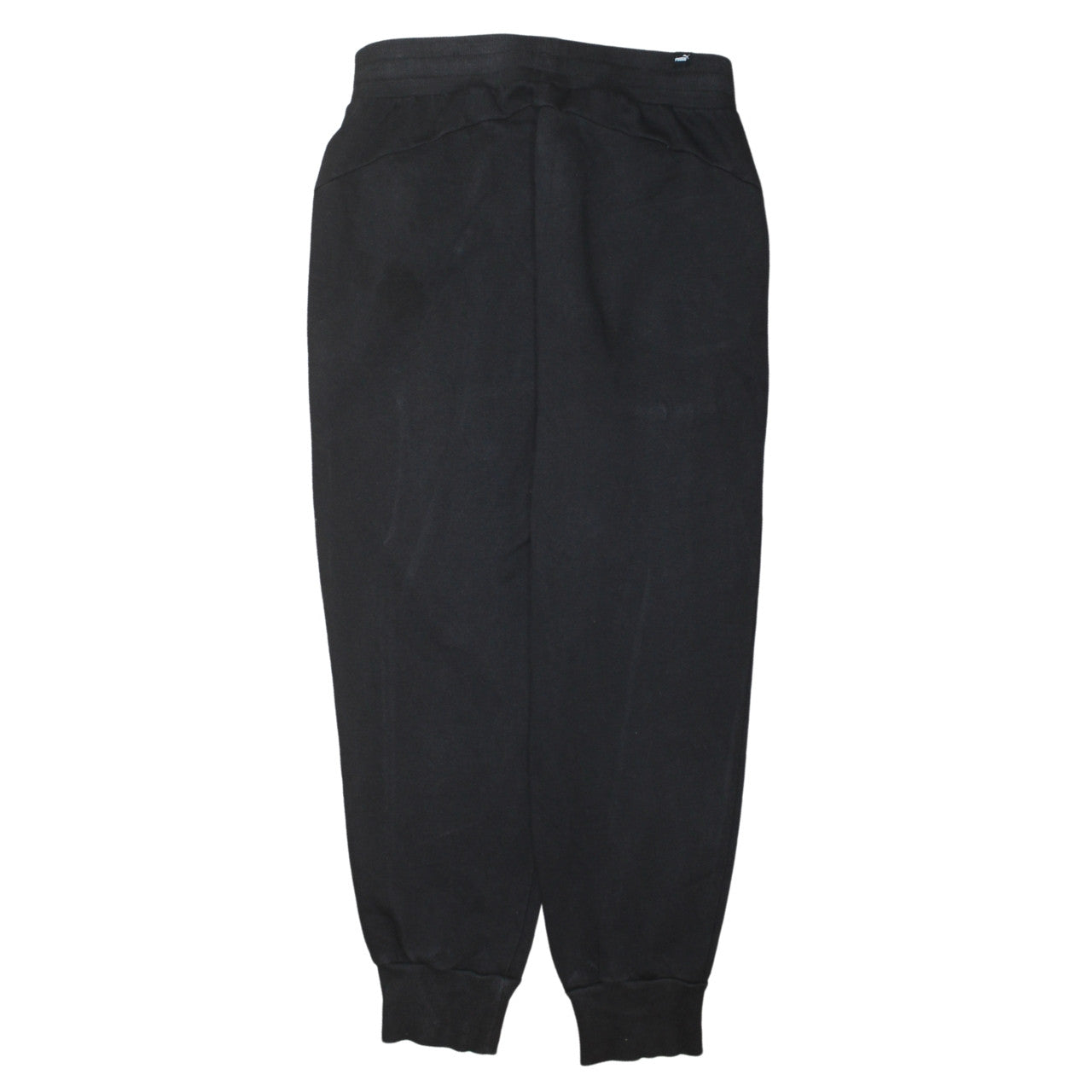 Mens UK Size M PUMA Regular Fit Jogger Black Trousers