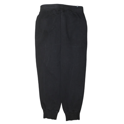 Mens UK Size M PUMA Regular Fit Jogger Black Trousers