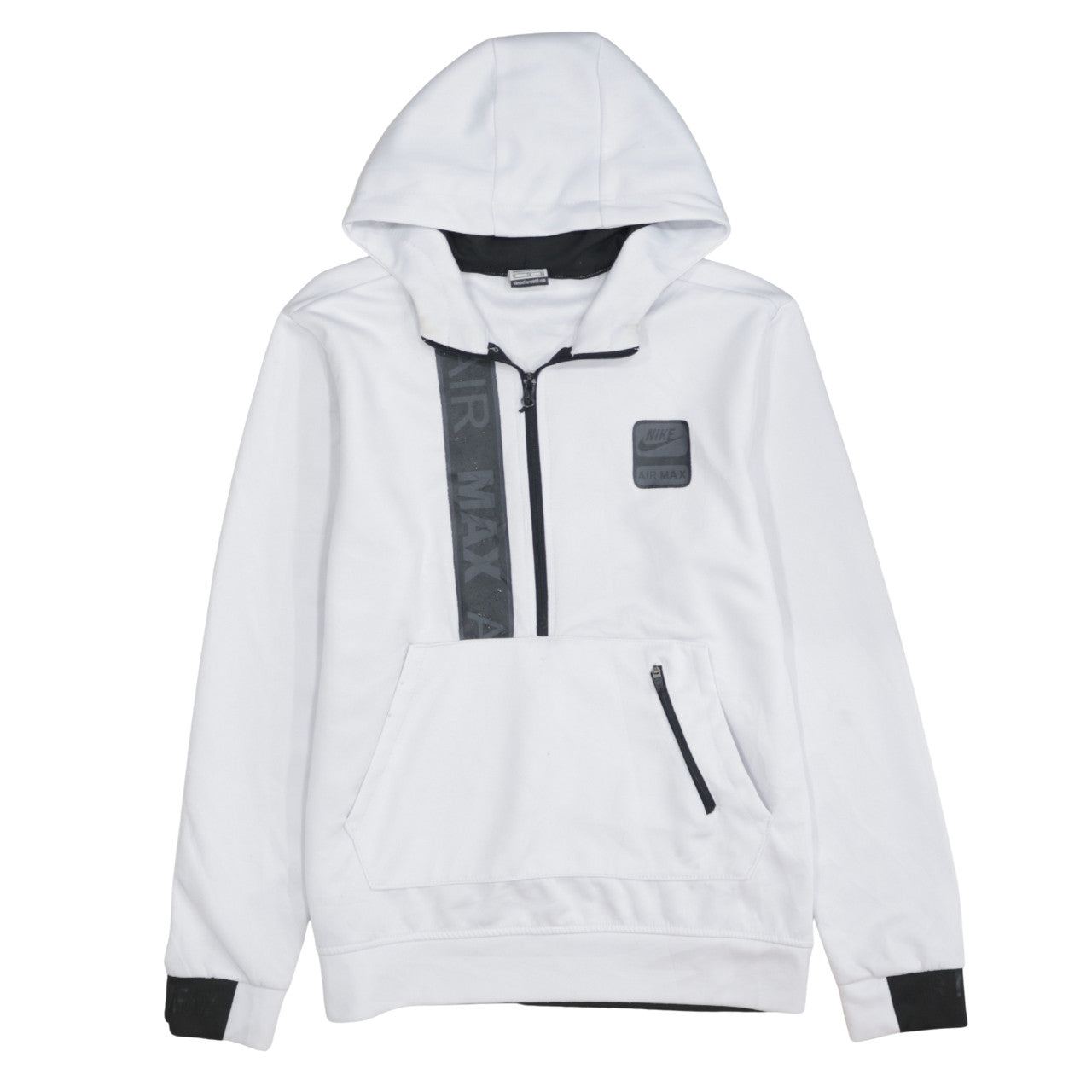Mens UK Size M Nike White Pullover Hoodie