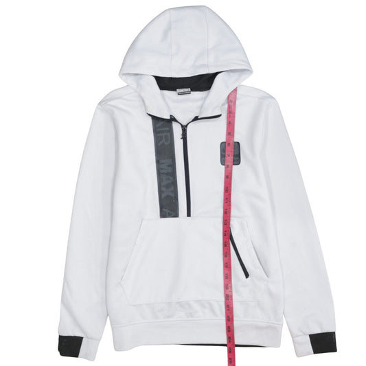Mens UK Size M Nike White Pullover Hoodie