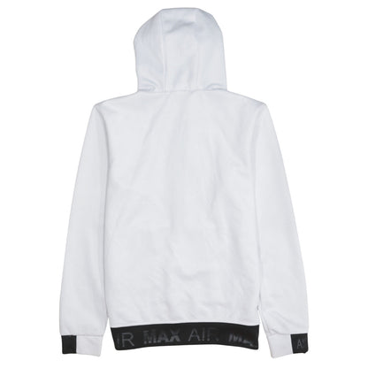 Mens UK Size M Nike White Pullover Hoodie