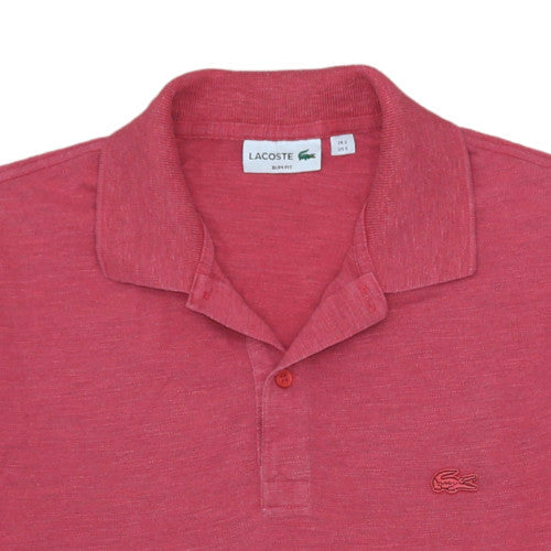 Mens UK Size S Lacoste Cotton Polo Shirt
