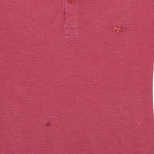 Mens UK Size S Lacoste Cotton Polo Shirt