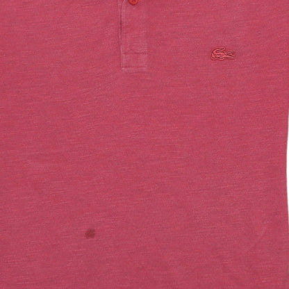 Mens UK Size S Lacoste Cotton Polo Shirt