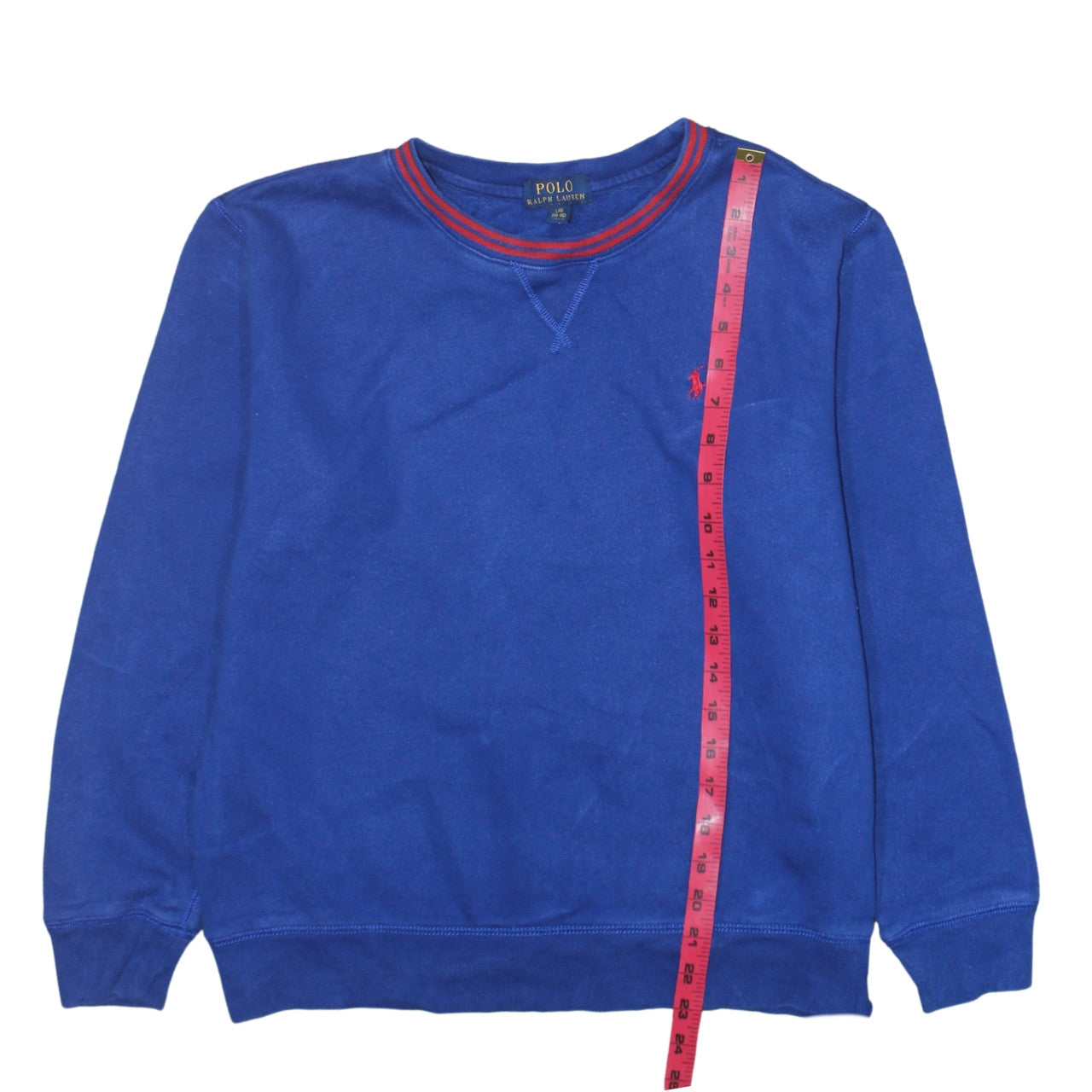 Womens UK Size 14-16 Ralph Lauren Blue Pullover Sweatshirt