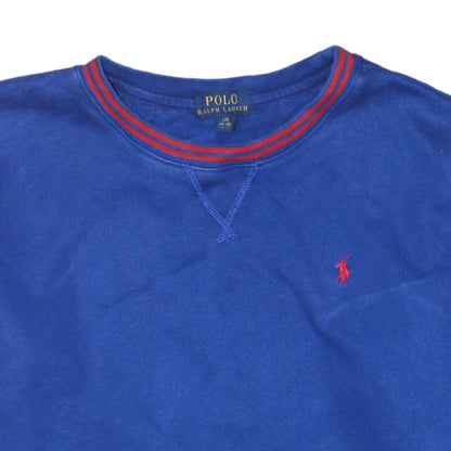 Womens UK Size 14-16 Ralph Lauren Blue Pullover Sweatshirt