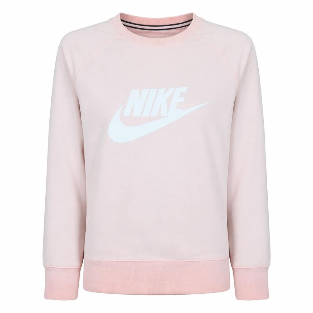 Womens UK Size L Nike Pink Pullover Sweatshirt