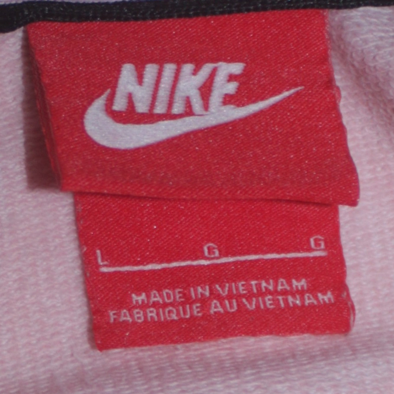 Womens UK Size L Nike Pink Pullover Sweatshirt