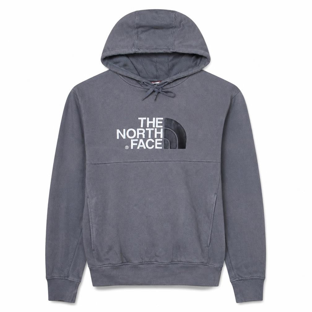 Mens UK Size S The North Face Grey Pullover Hoodie